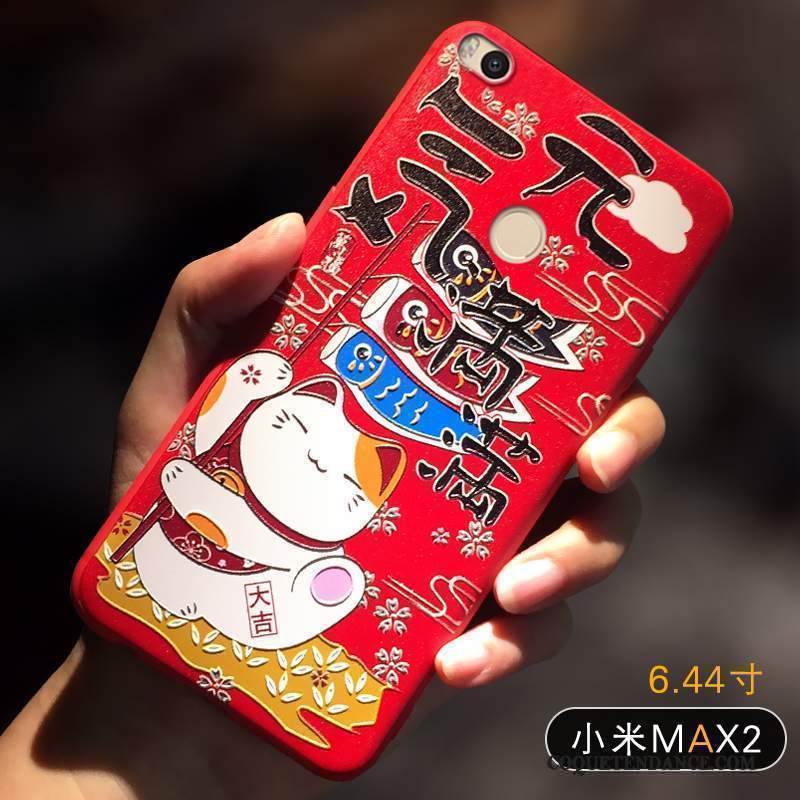 Mi Max 2 Coque De Téléphone Multicolore Marque De Tendance Chat Richesse