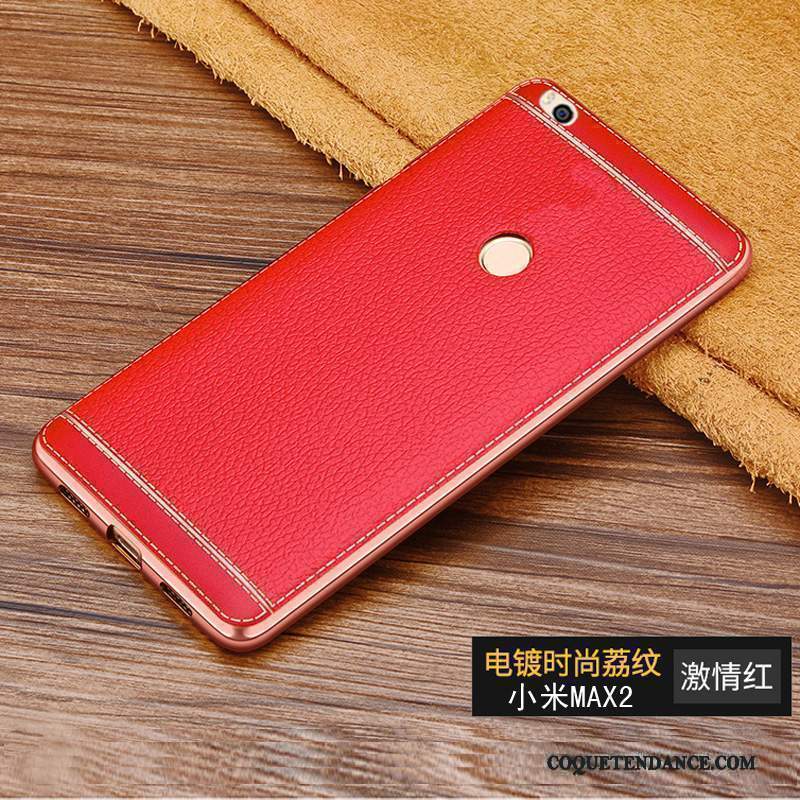 Mi Max 2 Coque Fluide Doux Coque De Téléphone Étui Étui En Cuir