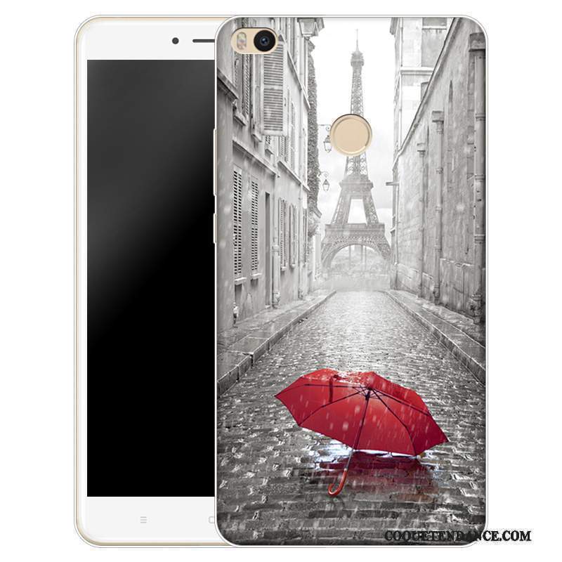 Mi Max 2 Coque Fluide Doux Protection Incassable Transparent Étui