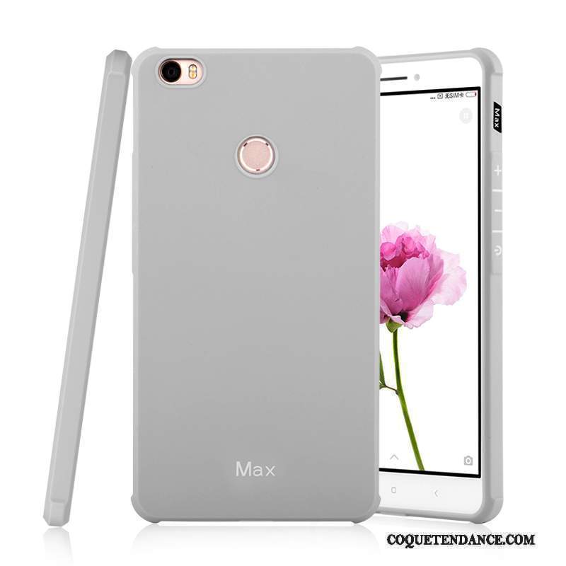 Mi Max 2 Coque Gris Petit Incassable Protection Délavé En Daim