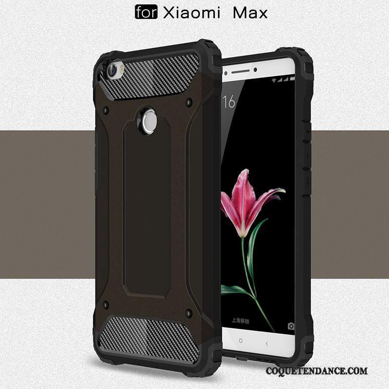 Mi Max 2 Coque Incassable Délavé En Daim Tout Compris Silicone Étui