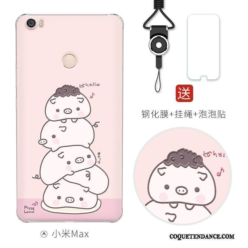 Mi Max 2 Coque Multicolore Étui Créatif Dessin Animé Fluide Doux