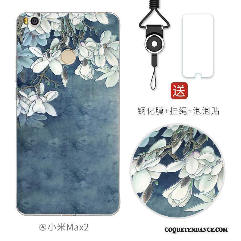 Mi Max 2 Coque Multicolore Étui Créatif Dessin Animé Fluide Doux