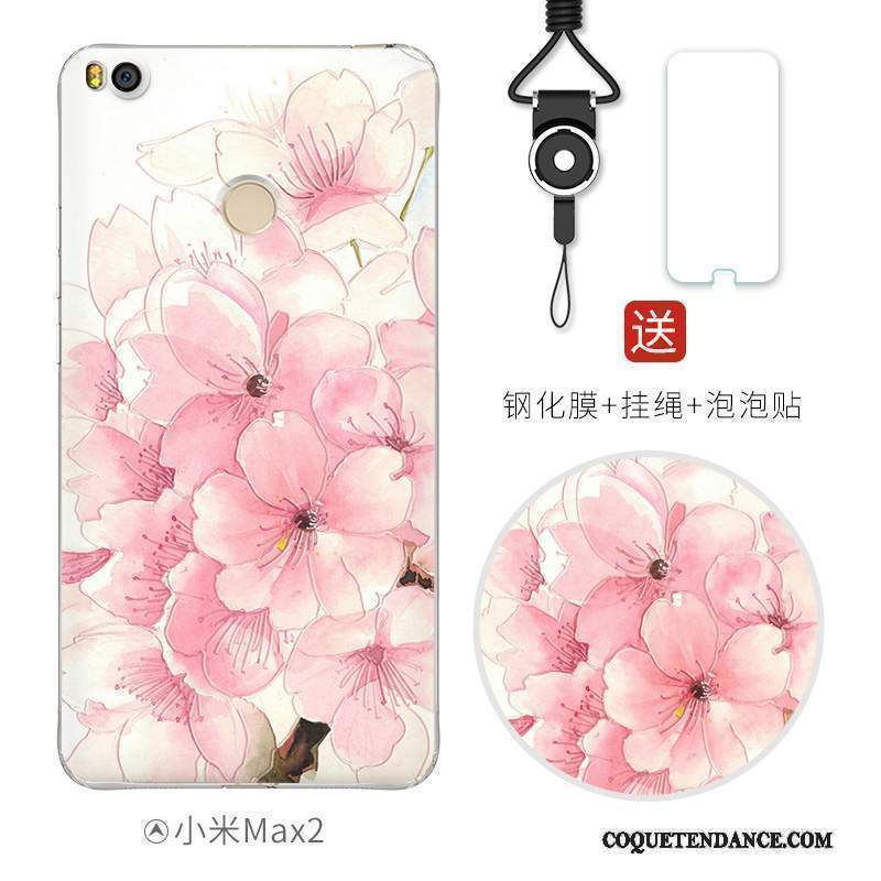 Mi Max 2 Coque Multicolore Étui Créatif Dessin Animé Fluide Doux