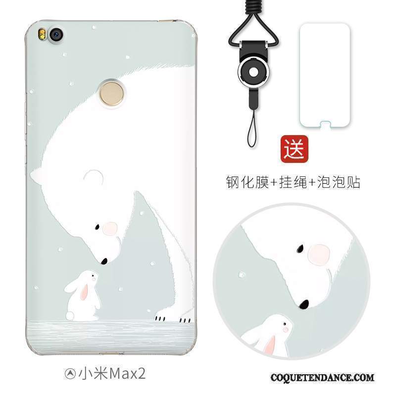 Mi Max 2 Coque Multicolore Étui Créatif Dessin Animé Fluide Doux