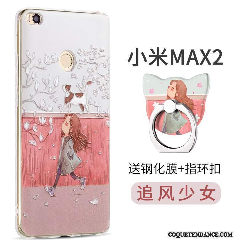 Mi Max 2 Coque Protection Charmant Vert Petit Silicone