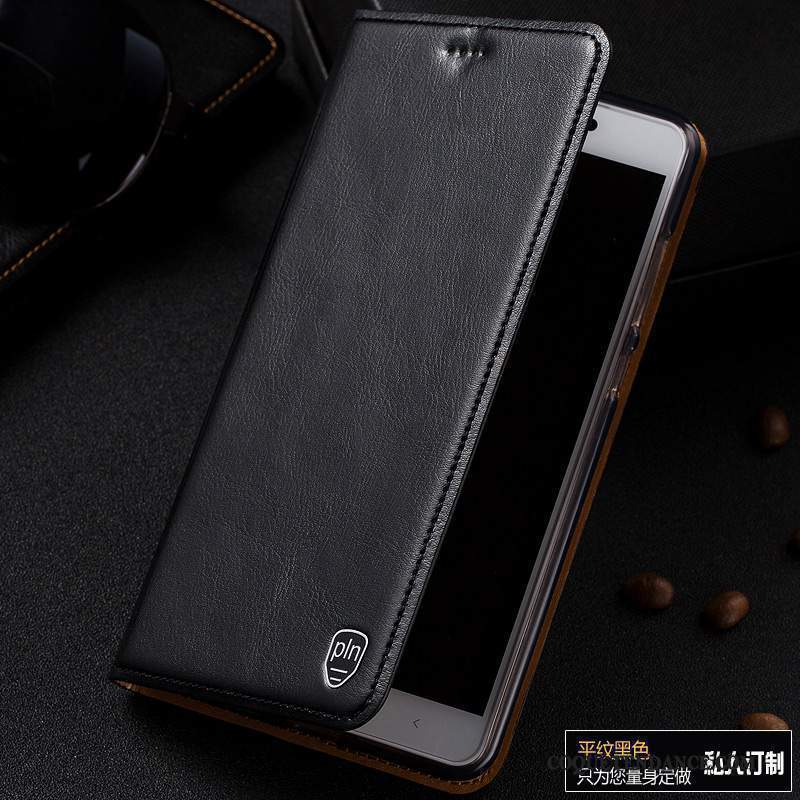 Mi Max 2 Coque Protection Étui Étui En Cuir Cuir Véritable De Téléphone