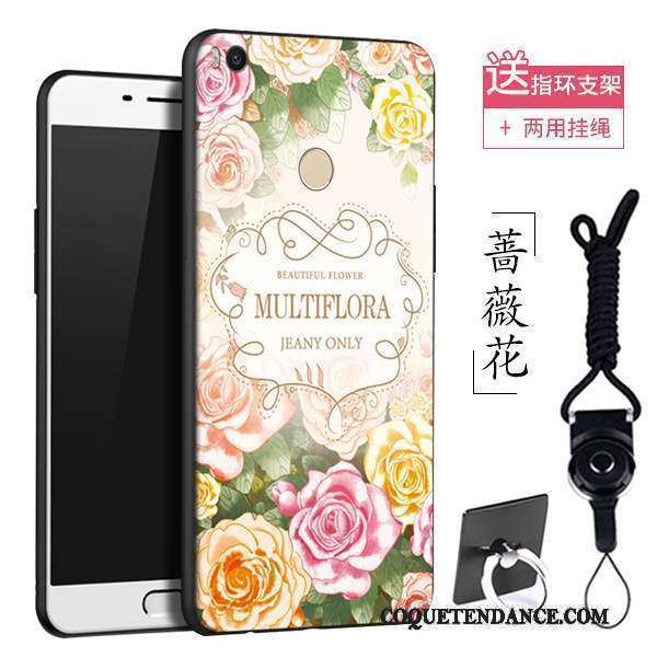 Mi Max 2 Coque Rose Dessin Animé Silicone Tout Compris Délavé En Daim