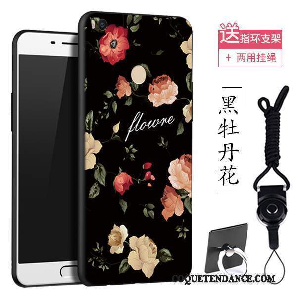 Mi Max 2 Coque Rose Dessin Animé Silicone Tout Compris Délavé En Daim