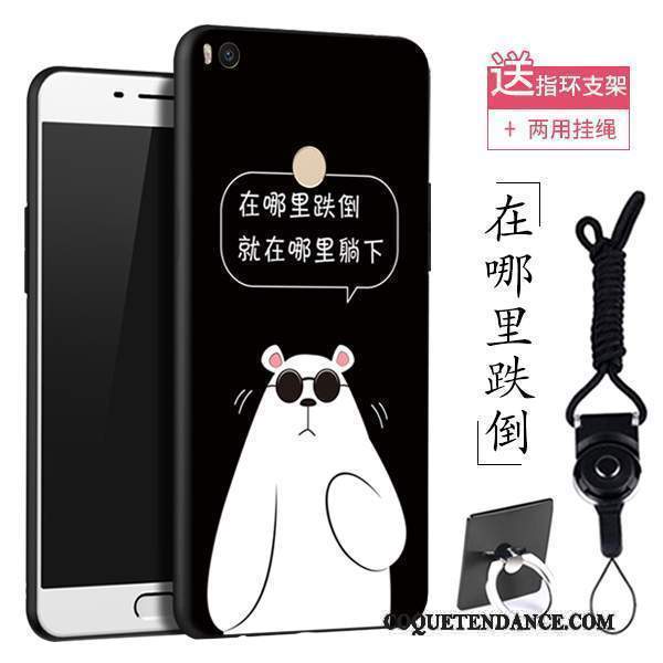 Mi Max 2 Coque Rose Dessin Animé Silicone Tout Compris Délavé En Daim