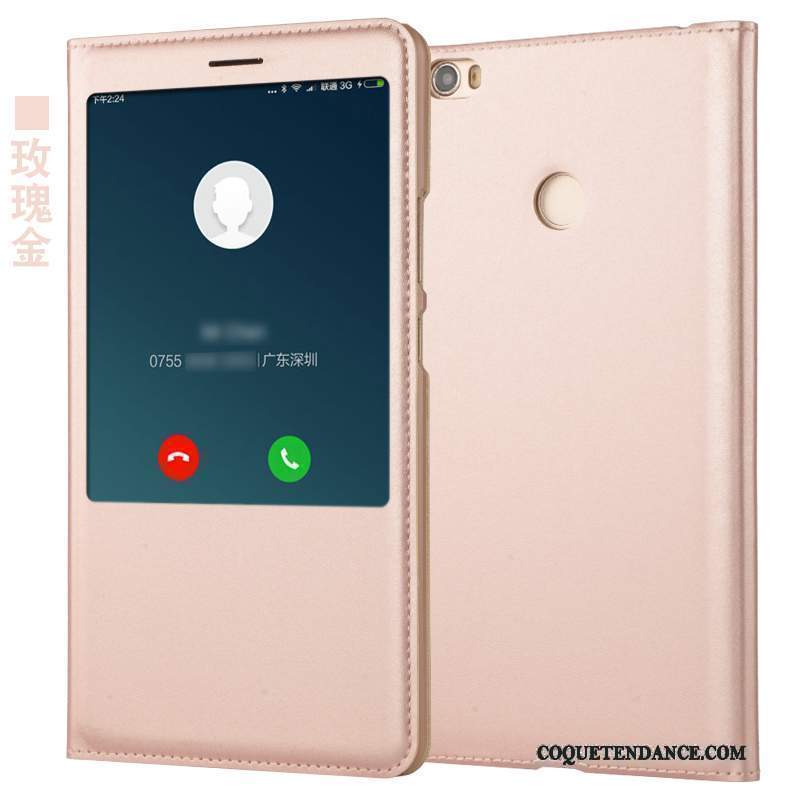 Mi Max 2 Coque Étui Petit Rose Housse De Téléphone