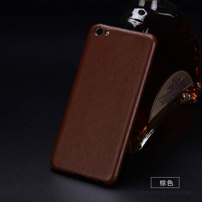 Mi Max 2 Coque Étui Petit Étui En Cuir Difficile Couvercle Arrière