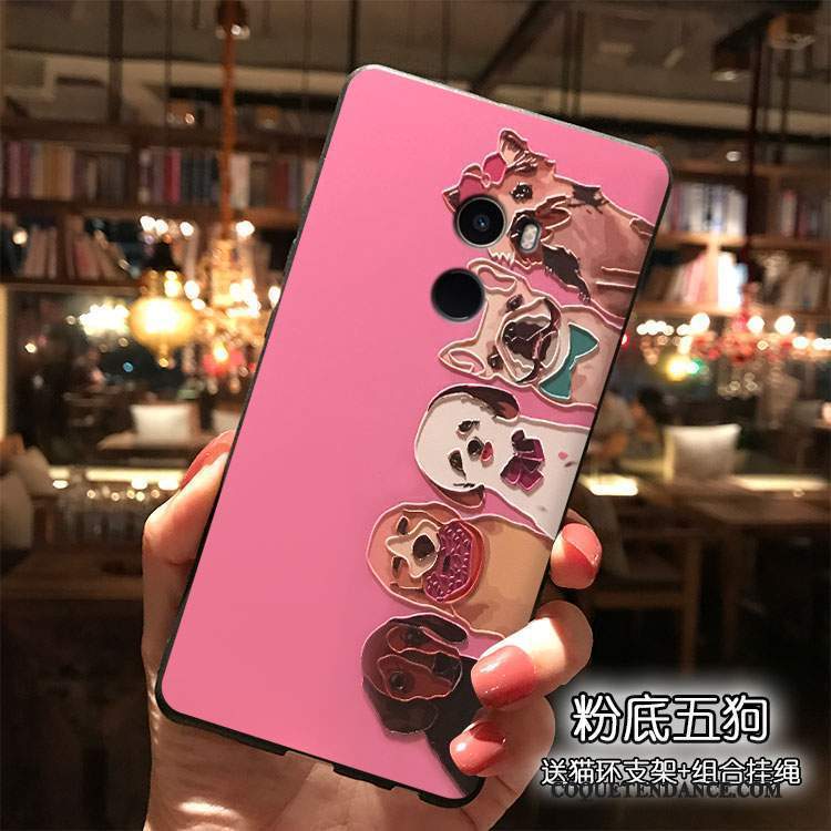 Mi Mix 2 Coque Créatif Dessin Animé Charmant Multicolore Petit