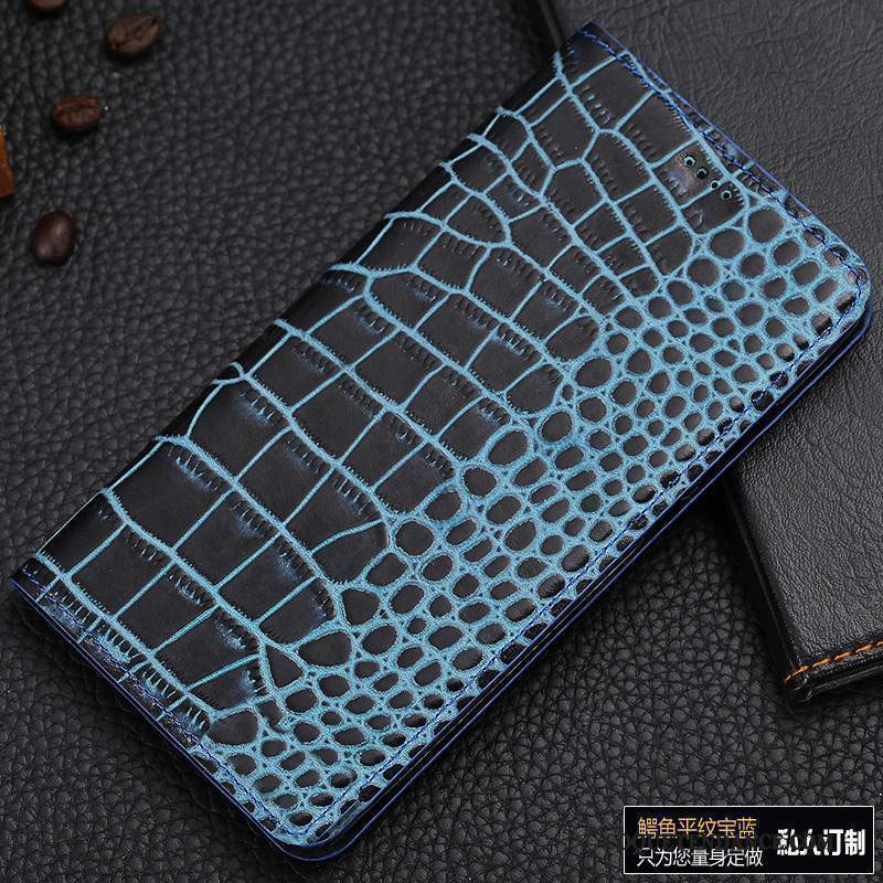 Mi Mix 2 Coque Housse Cuir Véritable Petit Étui Modèle Fleurie