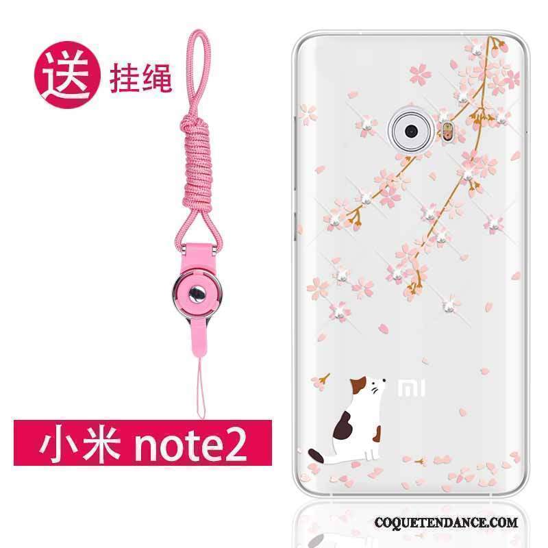 Mi Note 2 Coque Incassable Ornements Suspendus Protection Transparent