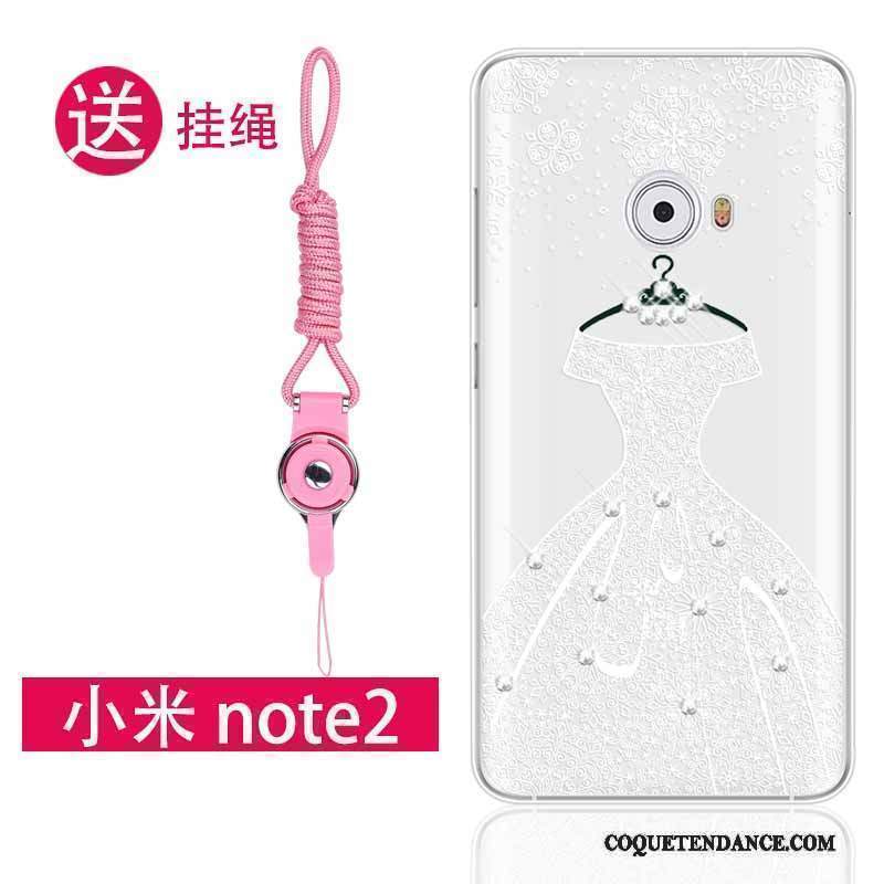 Mi Note 2 Coque Incassable Ornements Suspendus Protection Transparent