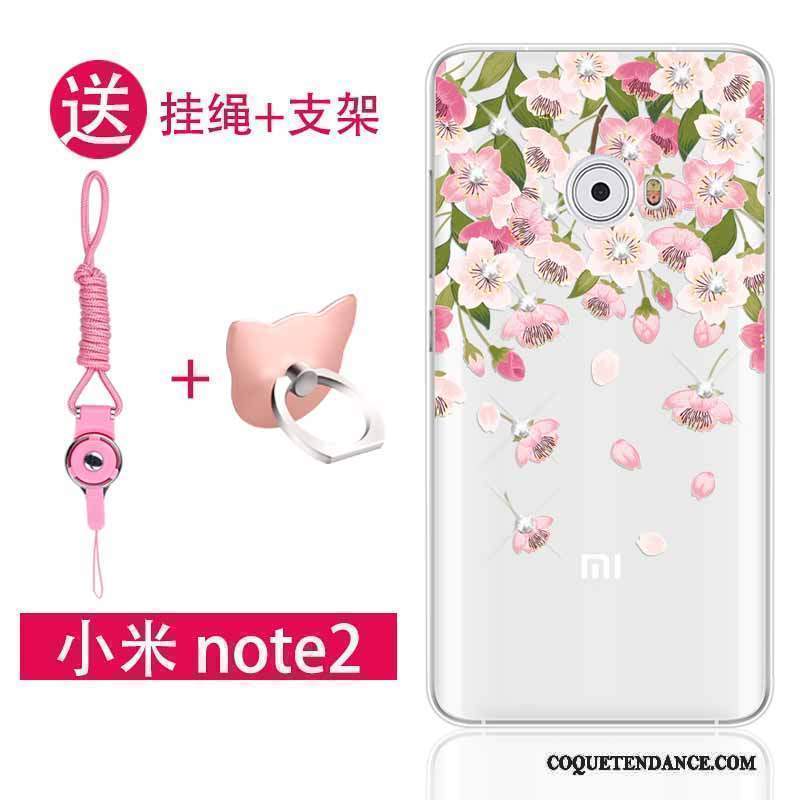 Mi Note 2 Coque Incassable Ornements Suspendus Protection Transparent