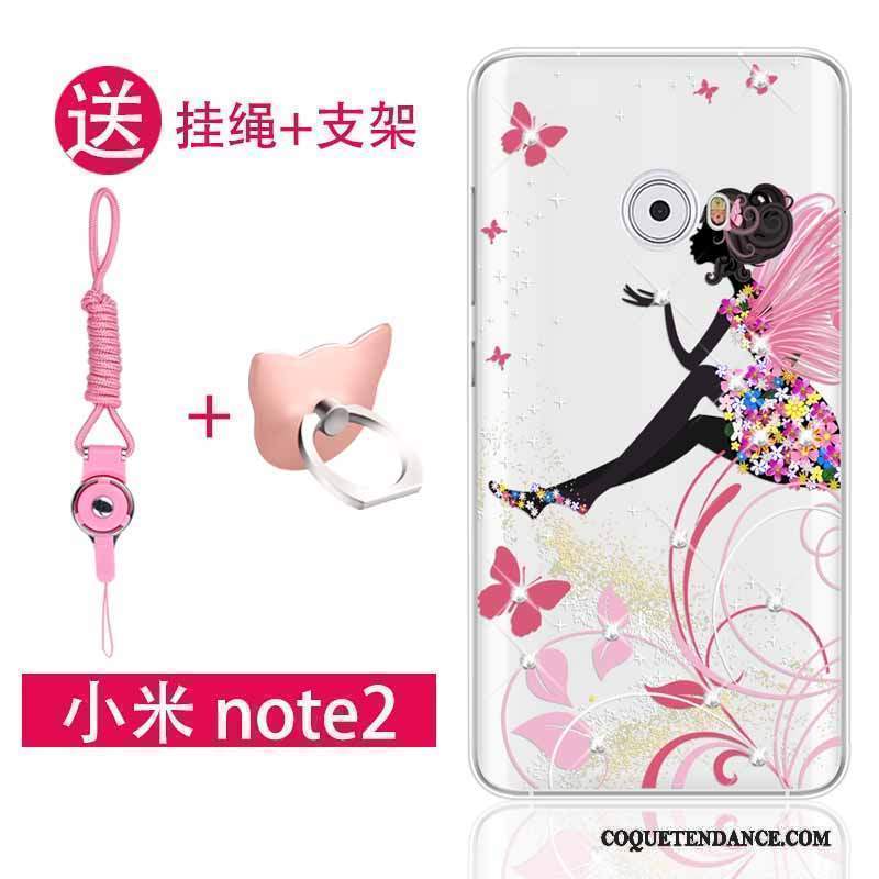 Mi Note 2 Coque Incassable Ornements Suspendus Protection Transparent