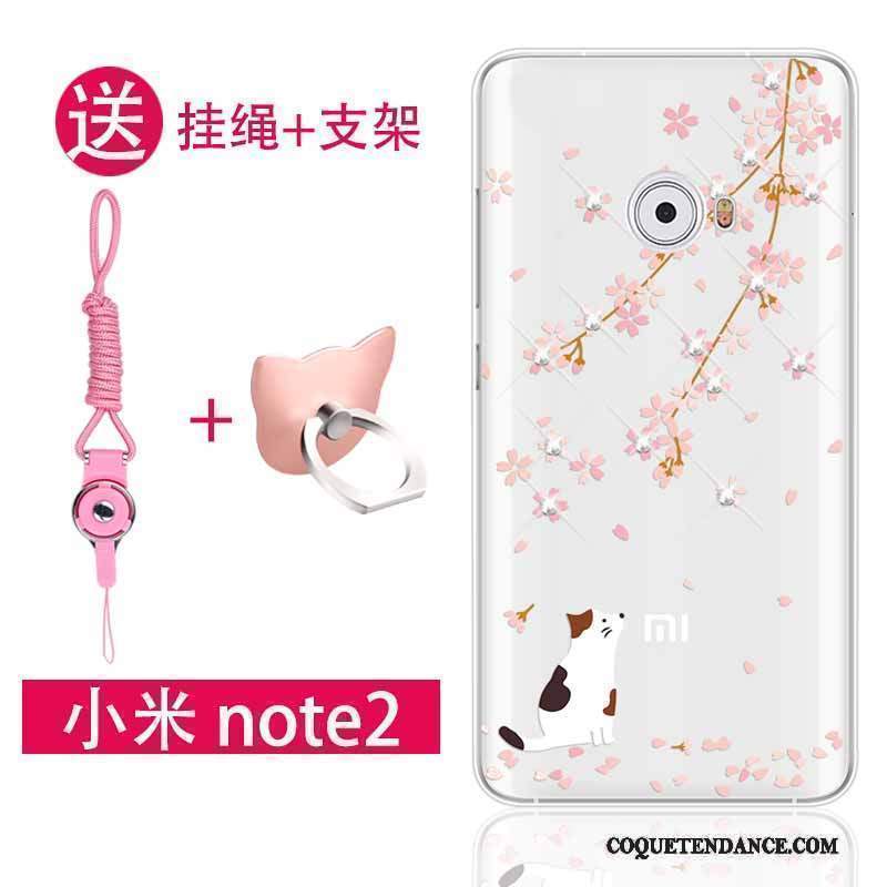 Mi Note 2 Coque Incassable Ornements Suspendus Protection Transparent