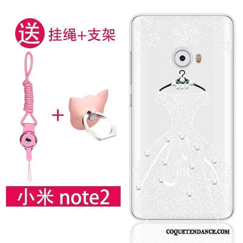 Mi Note 2 Coque Incassable Ornements Suspendus Protection Transparent