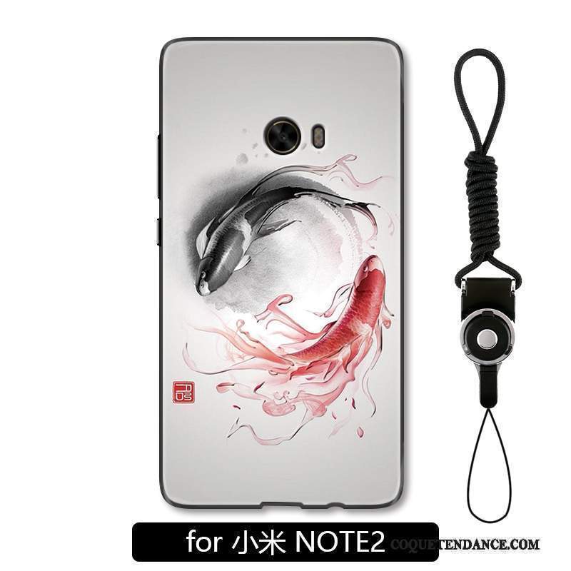 Mi Note 2 Coque Ornements Suspendus Protection Tout Compris Style Chinois Créatif