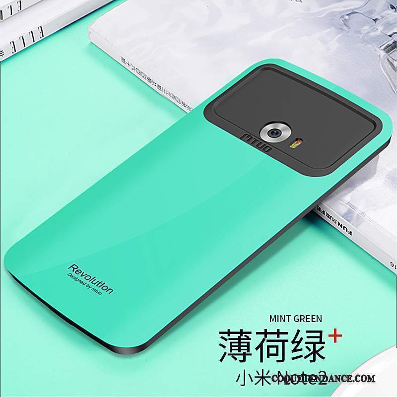 Mi Note 2 Coque Silicone Étui Incassable Vert Petit