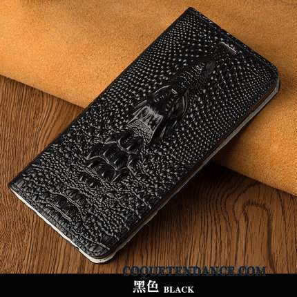 Mi Note 3 Coque Cuir Véritable Personnalité De Téléphone Dragon Luxe