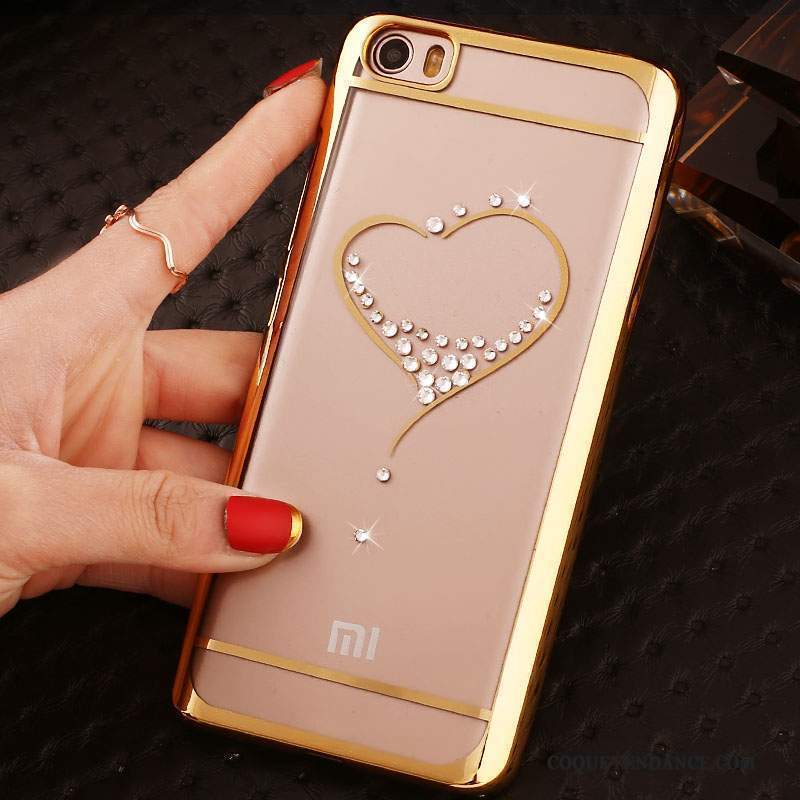 Mi Note Coque Placage Petit Strass Très Mince Simple