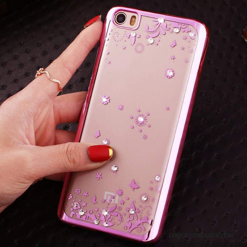 Mi Note Coque Placage Petit Strass Très Mince Simple