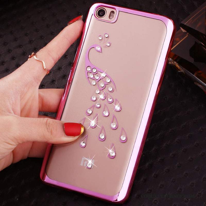 Mi Note Coque Placage Petit Strass Très Mince Simple