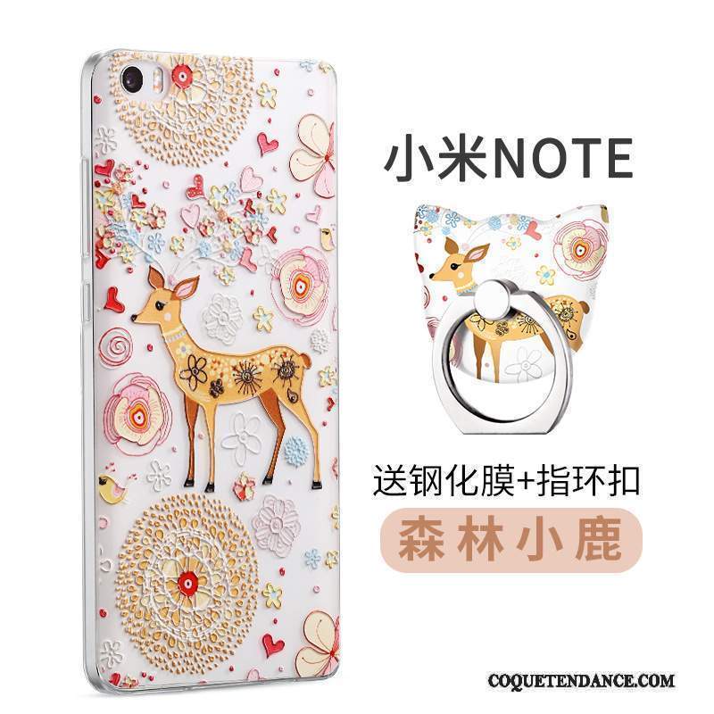 Mi Note Coque Tendance Fluide Doux Protection Rose Petit