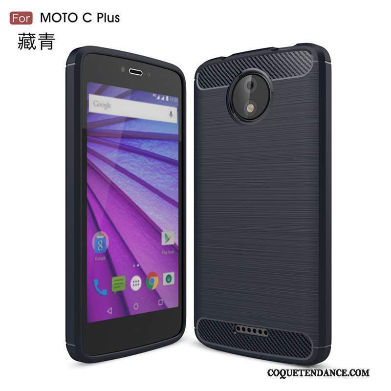 Moto C Plus Coque Protection Rouge Modèle Fleurie Silicone Incassable