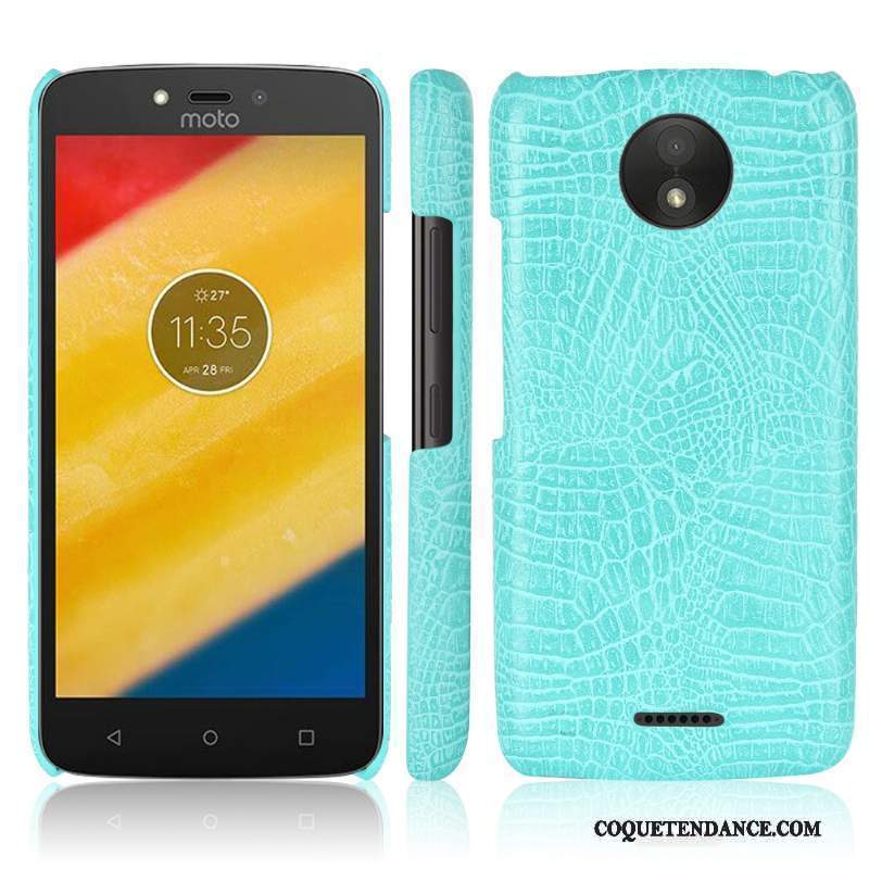 Moto C Plus Coque Étui Crocodile Modèle Incassable Protection Étui En Cuir