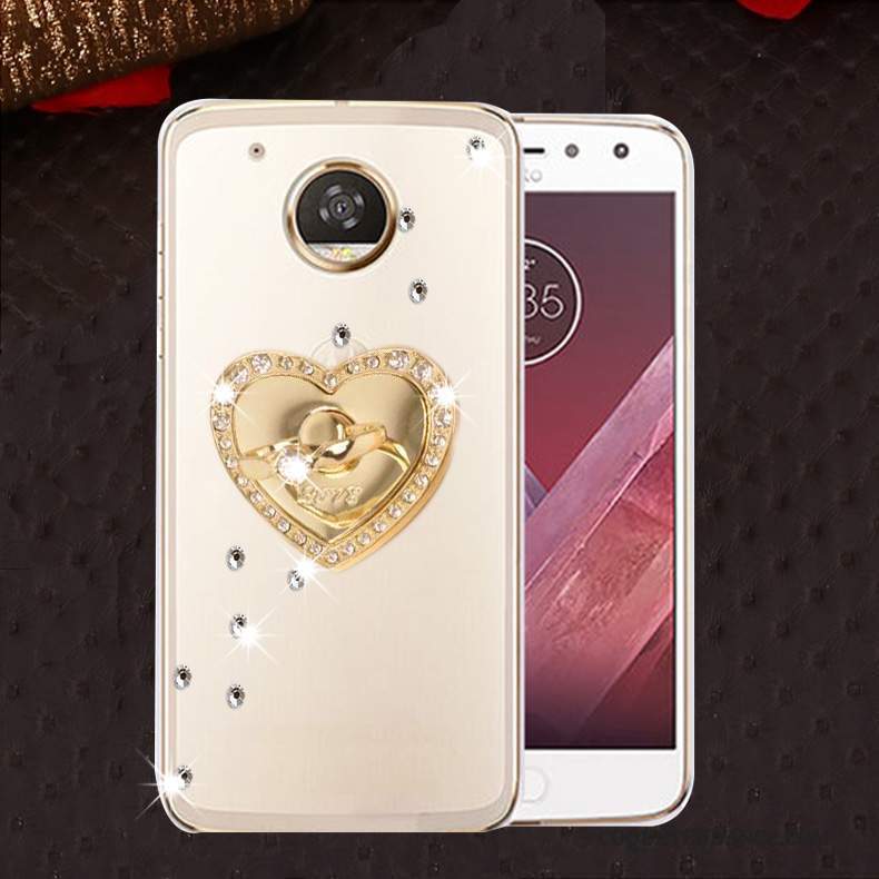 Moto E4 Coque De Téléphone Incassable Rose Protection Fluide Doux