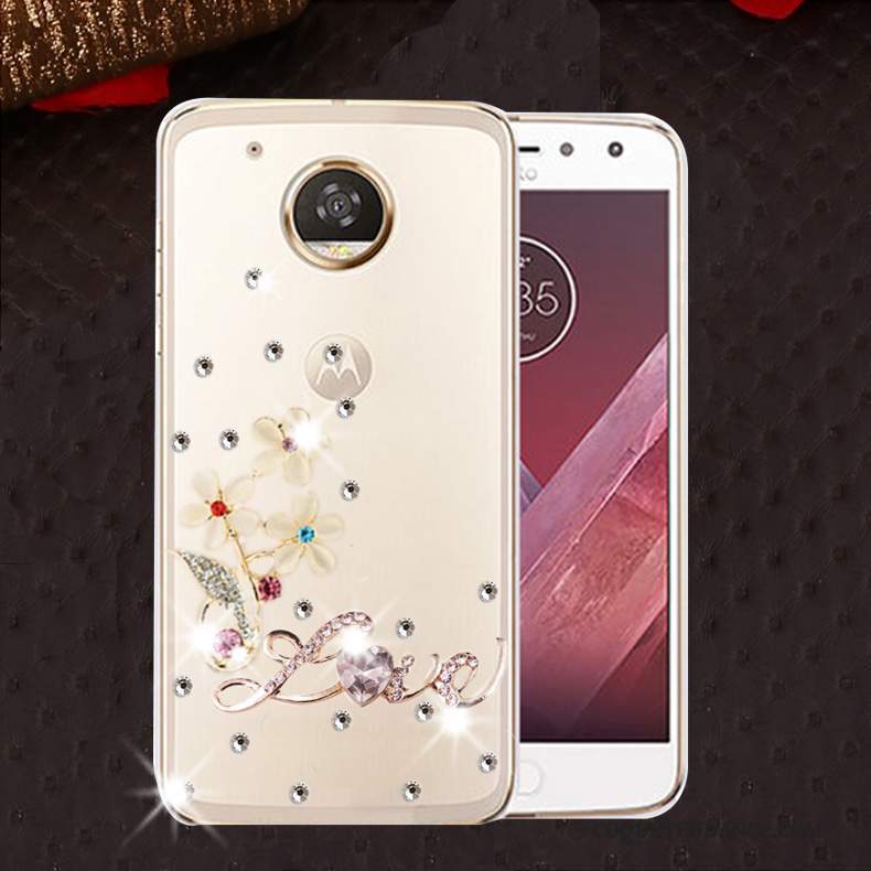 Moto E4 Coque De Téléphone Incassable Rose Protection Fluide Doux