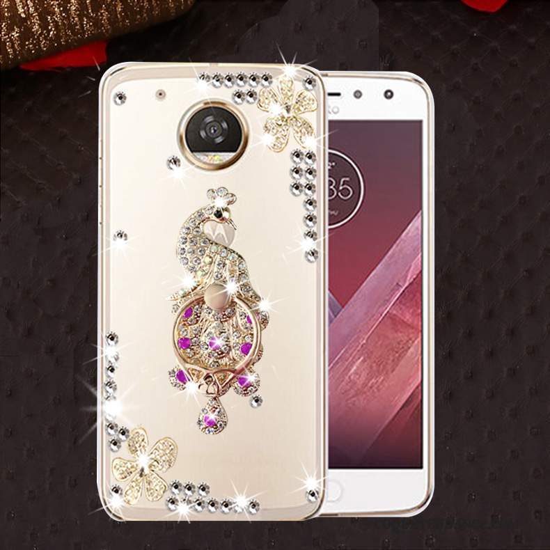 Moto E4 Coque De Téléphone Incassable Rose Protection Fluide Doux