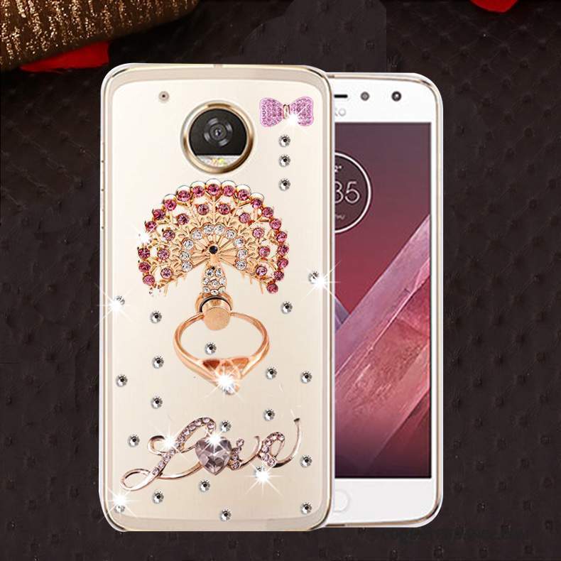 Moto E4 Coque De Téléphone Incassable Rose Protection Fluide Doux