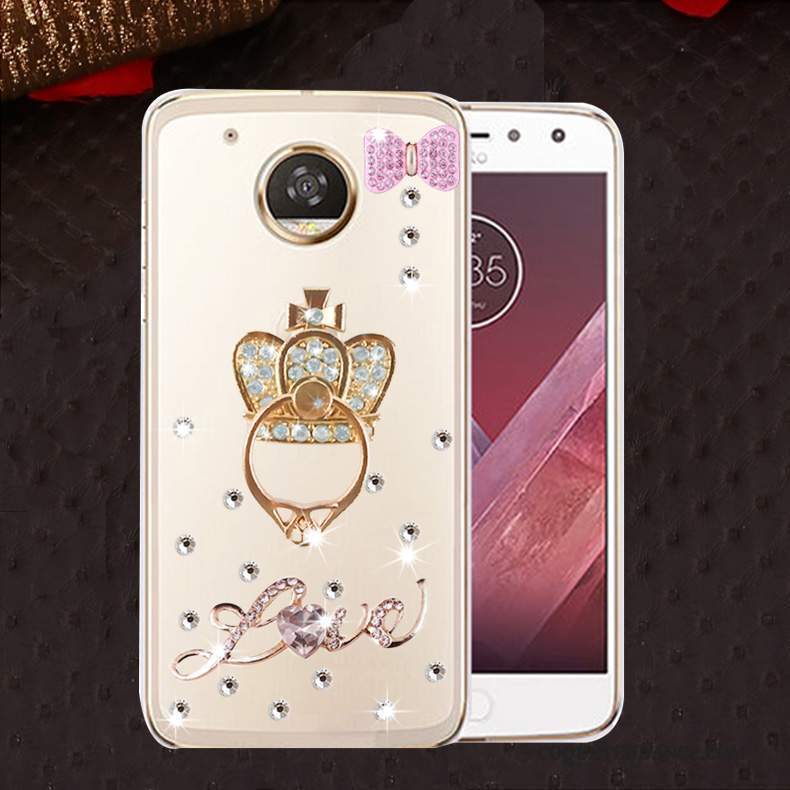 Moto E4 Coque De Téléphone Incassable Rose Protection Fluide Doux