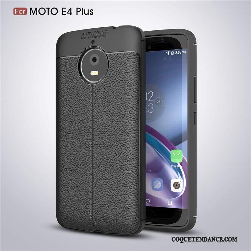 Moto E4 Plus Coque Fluide Doux Tout Compris Protection Incassable Silicone