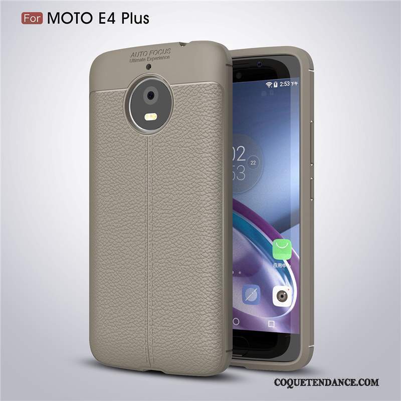 Moto E4 Plus Coque Fluide Doux Tout Compris Protection Incassable Silicone