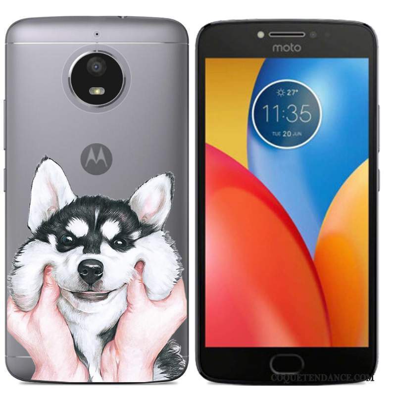 Moto E4 Plus Coque Modèle Fleurie Étui Incassable Protection