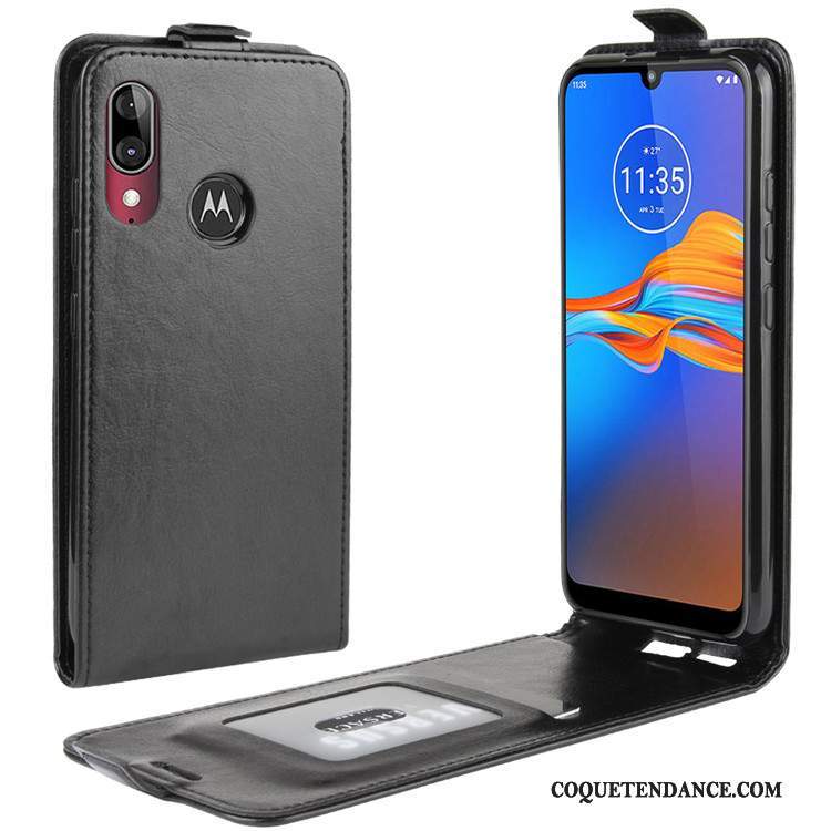 Moto E6 Plus Coque Étui Housse Étui En Cuir Protection