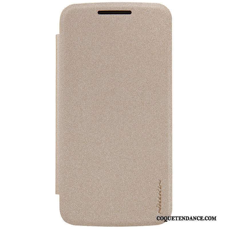 Moto G4 Play Coque Or Étui Protection Blanc Étui En Cuir