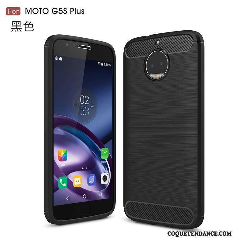 Moto G5 Plus Coque De Téléphone Incassable Soie Protection Rouge