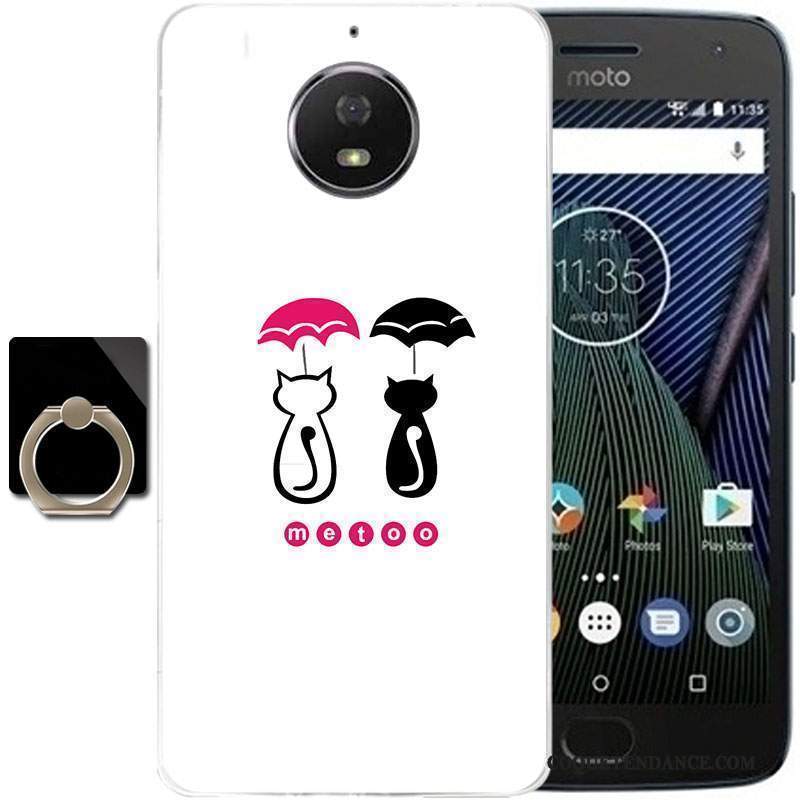 Moto G5 Plus Coque Tout Compris Protection Silicone Fluide Doux Dessin Animé