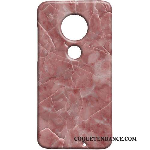 Moto G7 Coque Étui Protection Difficile Grand Rose