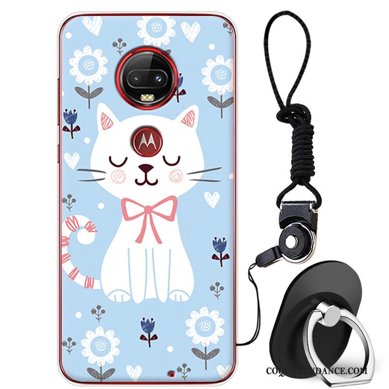 Moto G7 Plus Coque Fluide Doux De Téléphone Étui Protection Dessin Animé