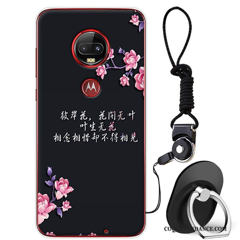 Moto G7 Plus Coque Fluide Doux De Téléphone Étui Protection Dessin Animé