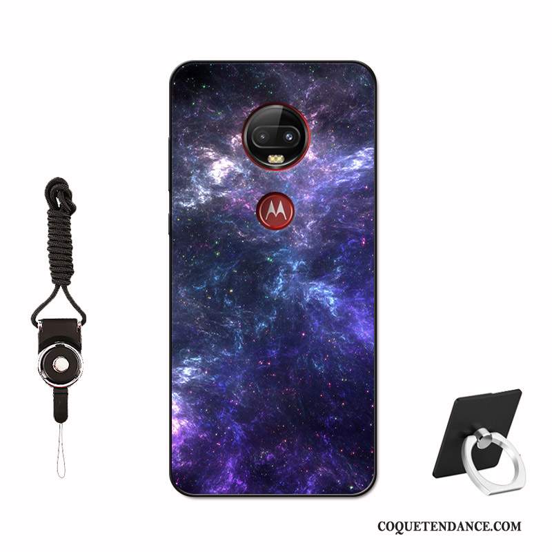 Moto G7 Plus Coque Peinture Incassable Antidérapant Tempérer De Téléphone