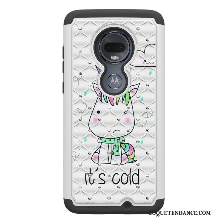 Moto G7 Plus Coque Tout Compris Tendance Multicolore Peinture